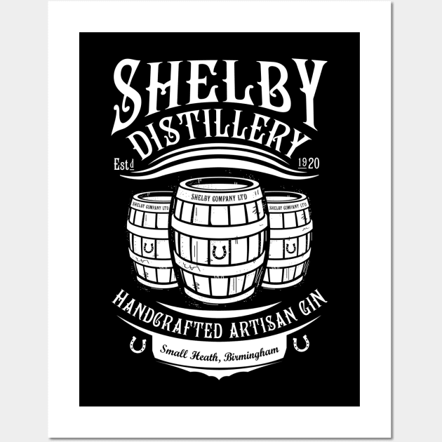 Shelby Distillery Wall Art by NotoriousMedia